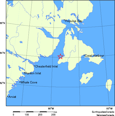 Map of Regional Seismographs