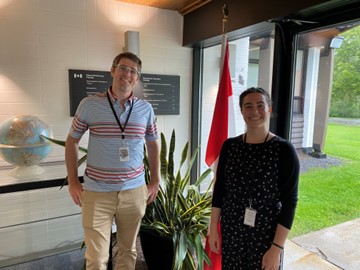 Steve Crane et Bianca Angheluta