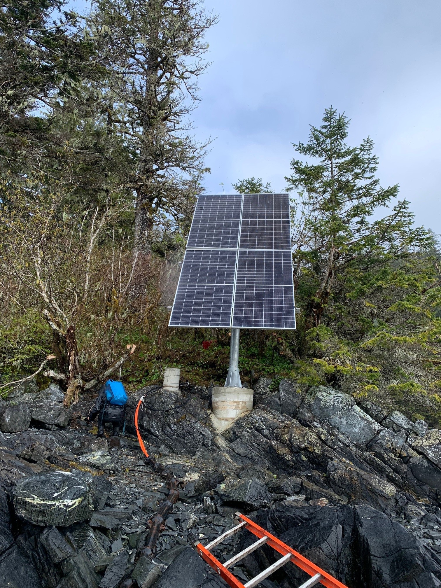 Station d'ASP près de l'Isle Tom