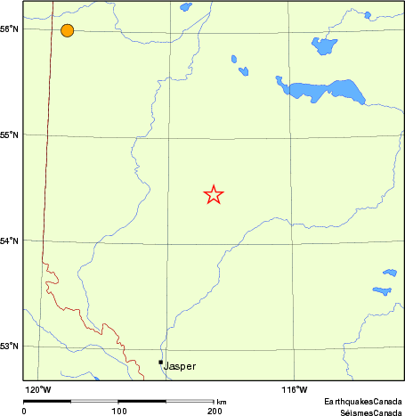 carte des séismes historiques de magnitude 5,0 et plus. Détails dans le tableau de données ci-dessous