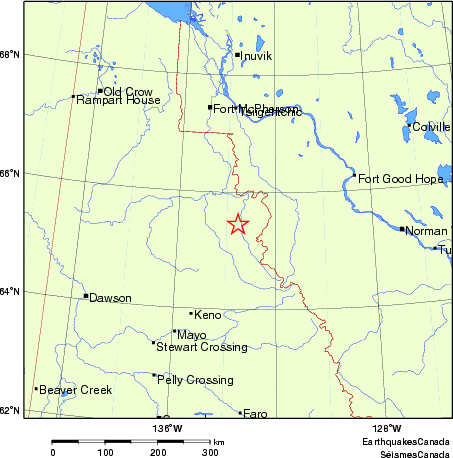 carte des endroits près de l'épicentre