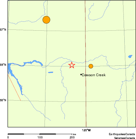 carte des séismes historiques de magnitude 5,0 et plus. Détails dans le tableau de données ci-dessous