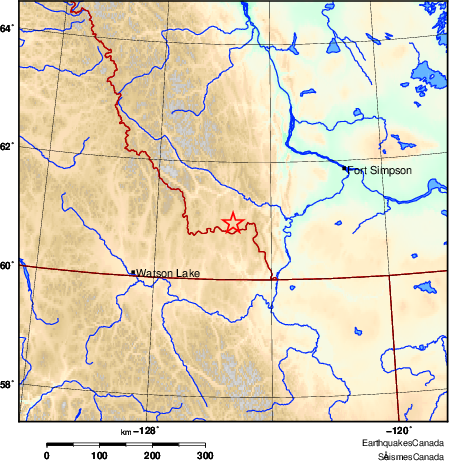 Map of Earthquake Area