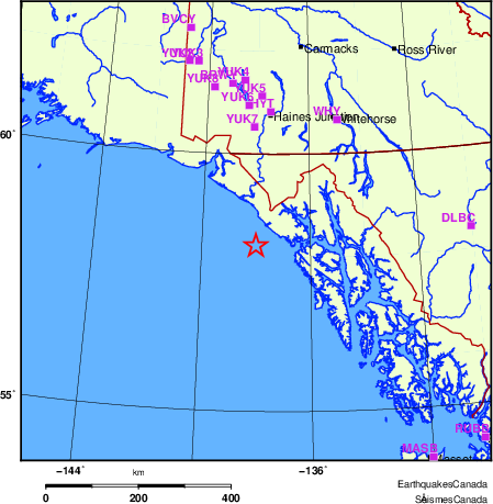 carte des localisations des stations sismologiques locales