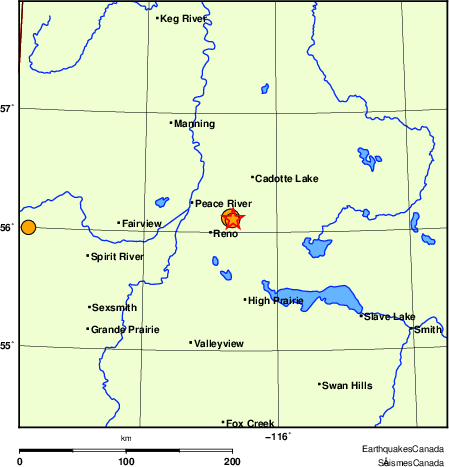 carte des séismes historiques de magnitude 5,0 et plus. Détails dans le tableau de données ci-dessous