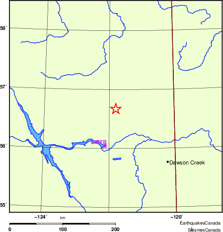 carte des localisations des stations sismologiques locales