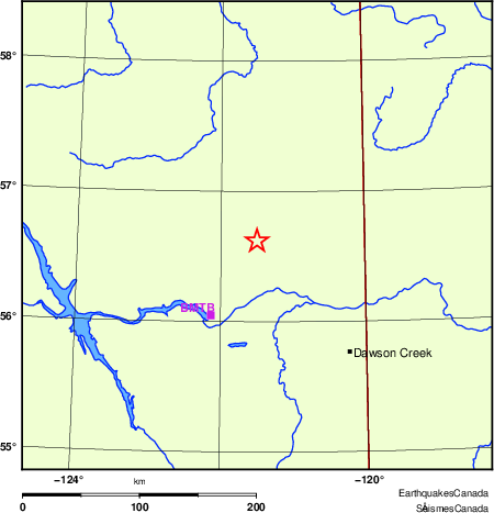 carte des localisations des stations sismologiques locales