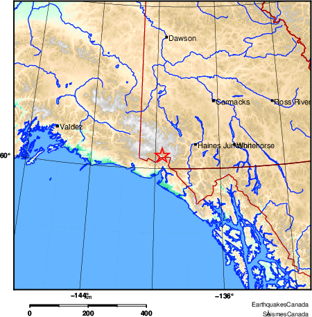Map of Earthquake Area