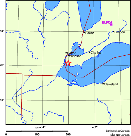 carte des localisations des stations sismologiques locales