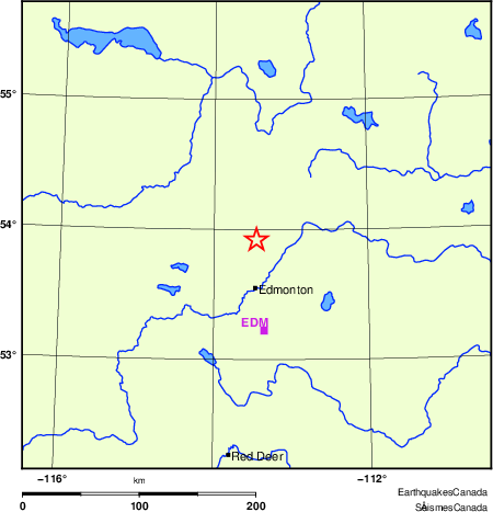 carte des localisations des stations sismologiques locales