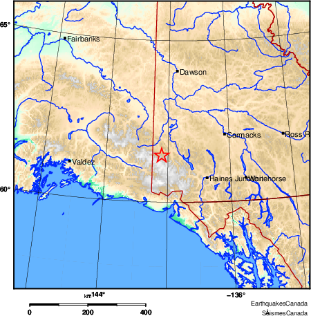 Map of Earthquake Area