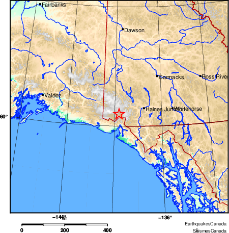 Map of Earthquake Area