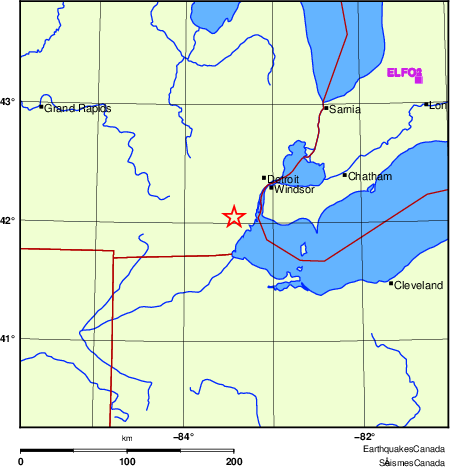 carte des localisations des stations sismologiques locales
