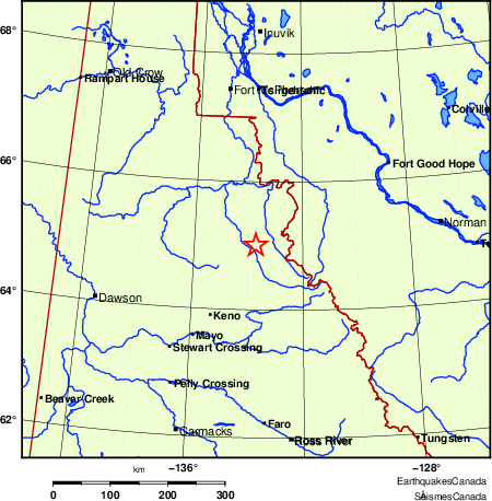carte des endroits pr&egrave;s de l'&eacute;picentre